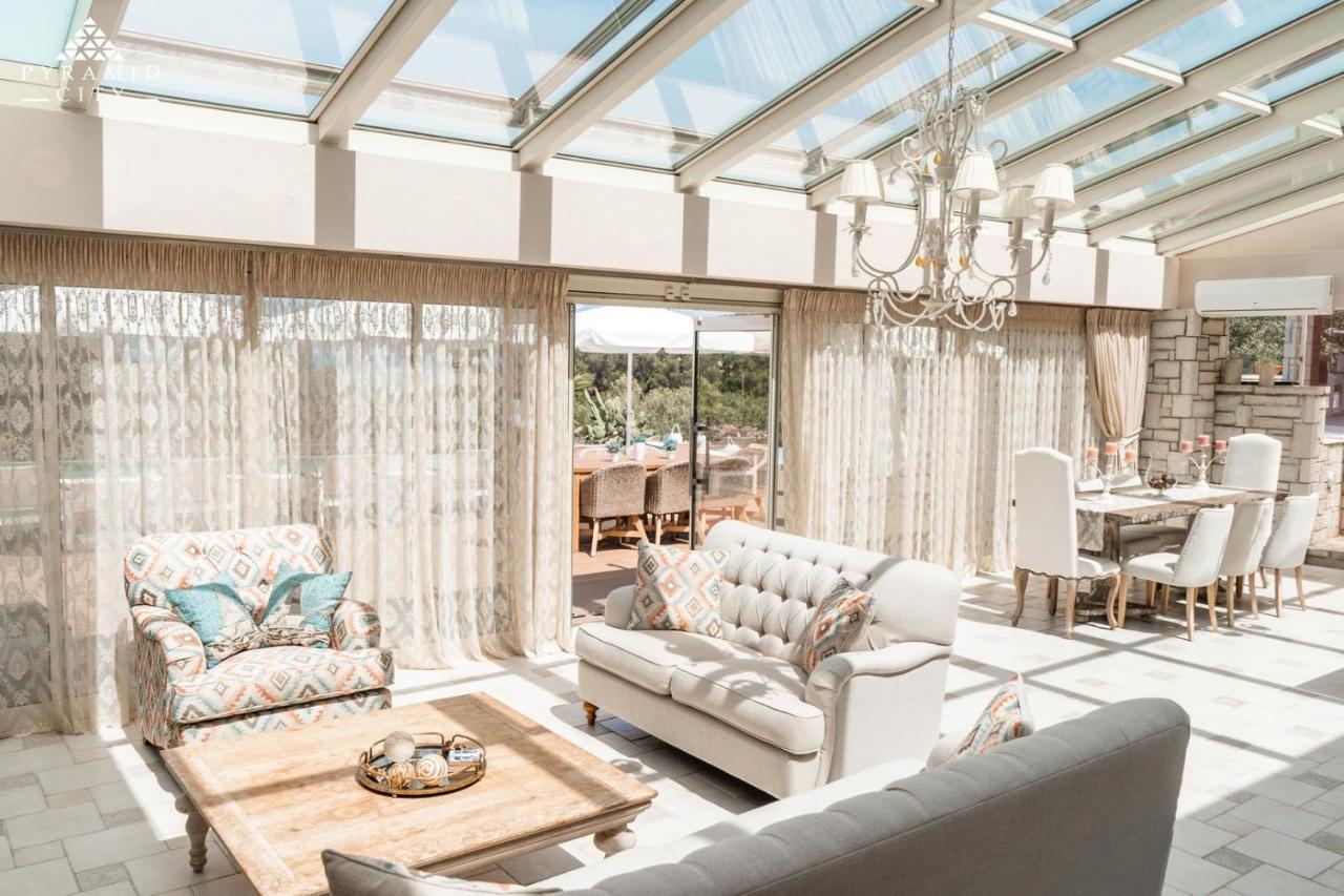 Luxury Villa Aphrodite Agios Spyridon  Bagian luar foto