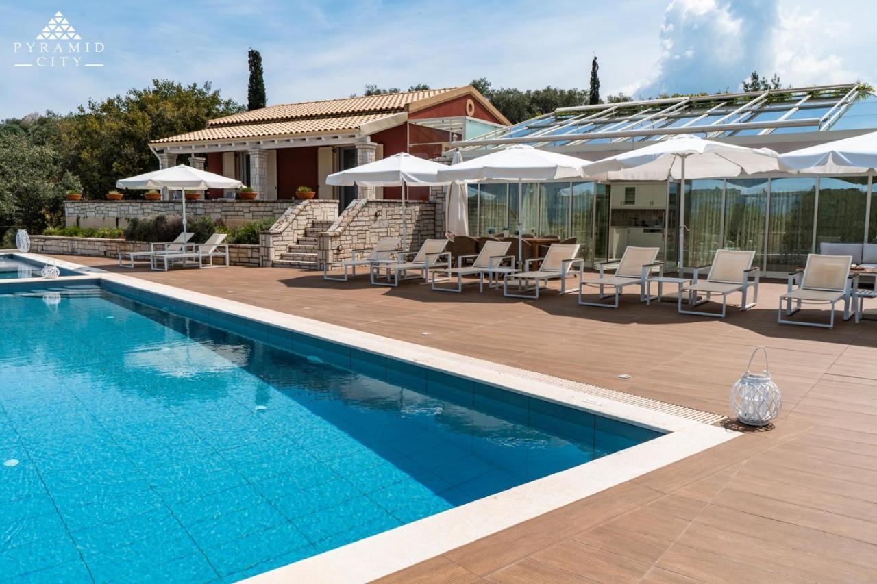 Luxury Villa Aphrodite Agios Spyridon  Bagian luar foto